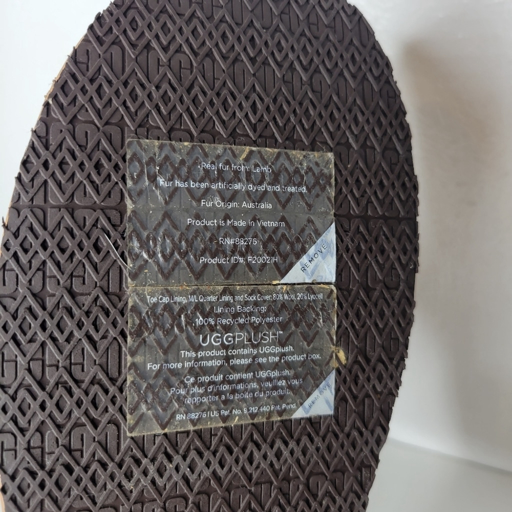 Ugg Parkdale Moc Toe Moccasin Houseshoes in Chestnut Men's Size 13 - Picture 9 of 11